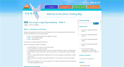 Desktop Screenshot of blog.damartraining.com