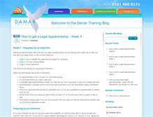 Tablet Screenshot of blog.damartraining.com